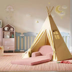 Canapé et chaise longue pliables 2-en-1 pour enfants – Mousse haute densité, 2–8 ans
