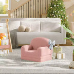 Canapé et chaise longue pliables 2-en-1 pour enfants – Mousse haute densité, 2–8 ans