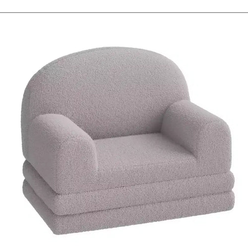 Canapé et chaise longue pliables 2-en-1 pour enfants – Mousse haute densité, 2–8 ans