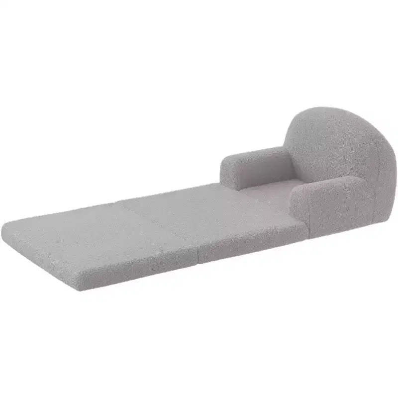 Canapé et chaise longue pliables 2-en-1 pour enfants – Mousse haute densité, 2–8 ans