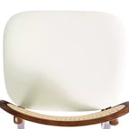 Tabouret de bar en rotin hauteur comptoir – Similicuir ou Boucle, assise de 64 cm