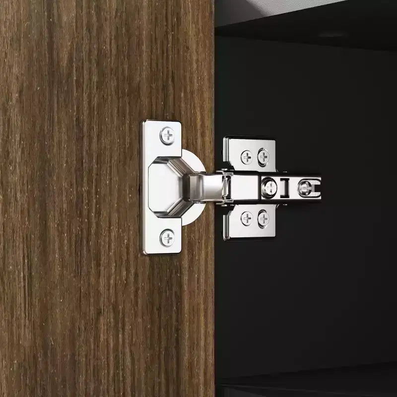 Grand meuble à chaussures avec portesOrganisateur de chaussures à 6 niveaux avec 2 portes et crochets supplémentaires pour le couloir, l'entrée, le salon