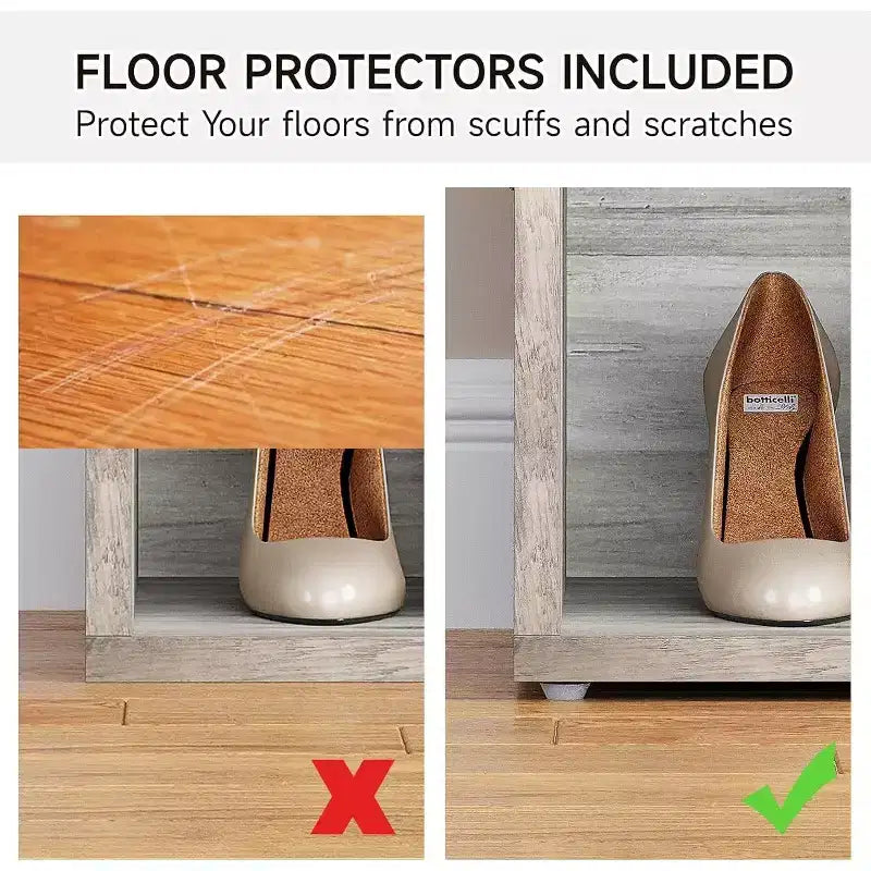 Banc à chaussures avec siège rembourré, étagères réglables et poches latérales, organisateur de rangement à 10 cubes pour entrée