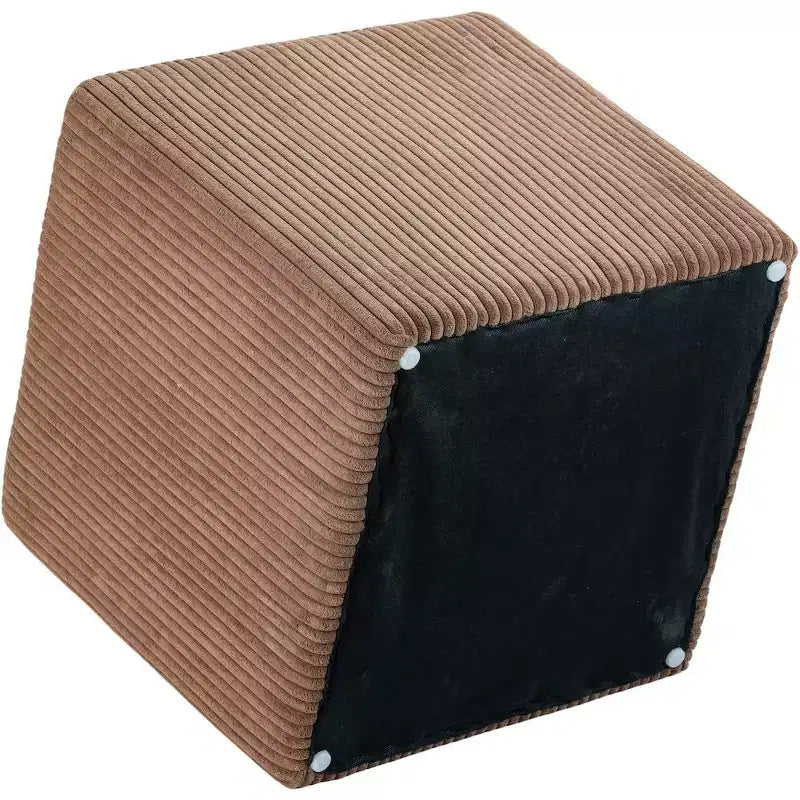 Ottoman et tabouret en microsuède – Assise double fonction pour salon ou chambre à coucher