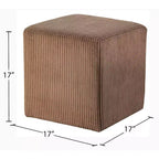 Ottoman et tabouret en microsuède – Assise double fonction pour salon ou chambre à coucher