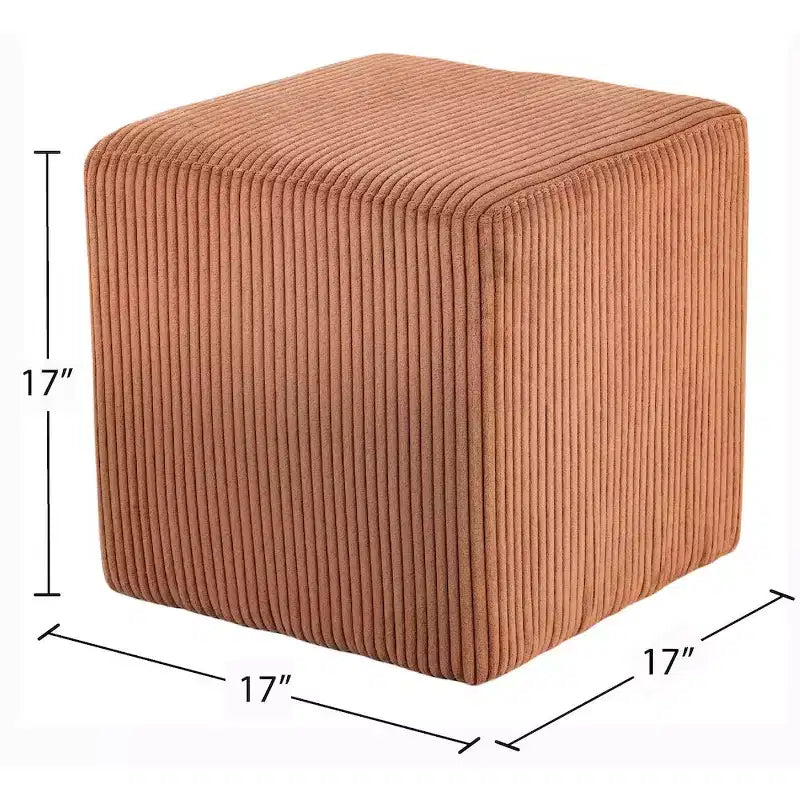 Ottoman et tabouret en microsuède – Assise double fonction pour salon ou chambre à coucher