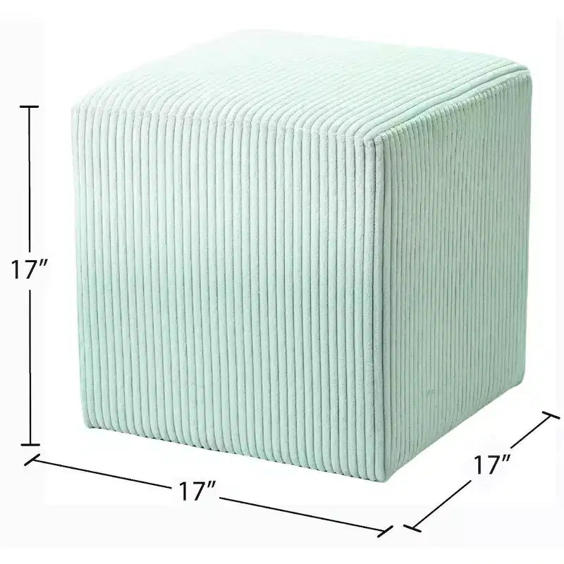 Ottoman et tabouret en microsuède – Assise double fonction pour salon ou chambre à coucher