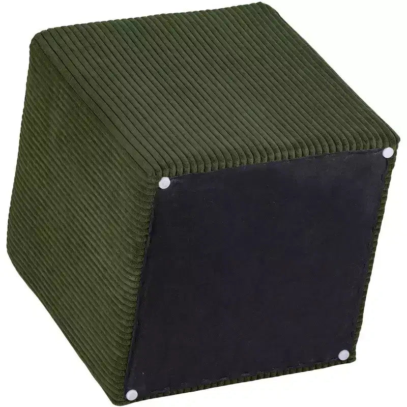 Ottoman et tabouret en microsuède – Assise double fonction pour salon ou chambre à coucher