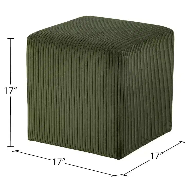 Ottoman et tabouret en microsuède – Assise double fonction pour salon ou chambre à coucher
