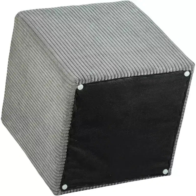 Ottoman et tabouret en microsuède – Assise double fonction pour salon ou chambre à coucher
