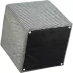 Ottoman et tabouret en microsuède – Assise double fonction pour salon ou chambre à coucher