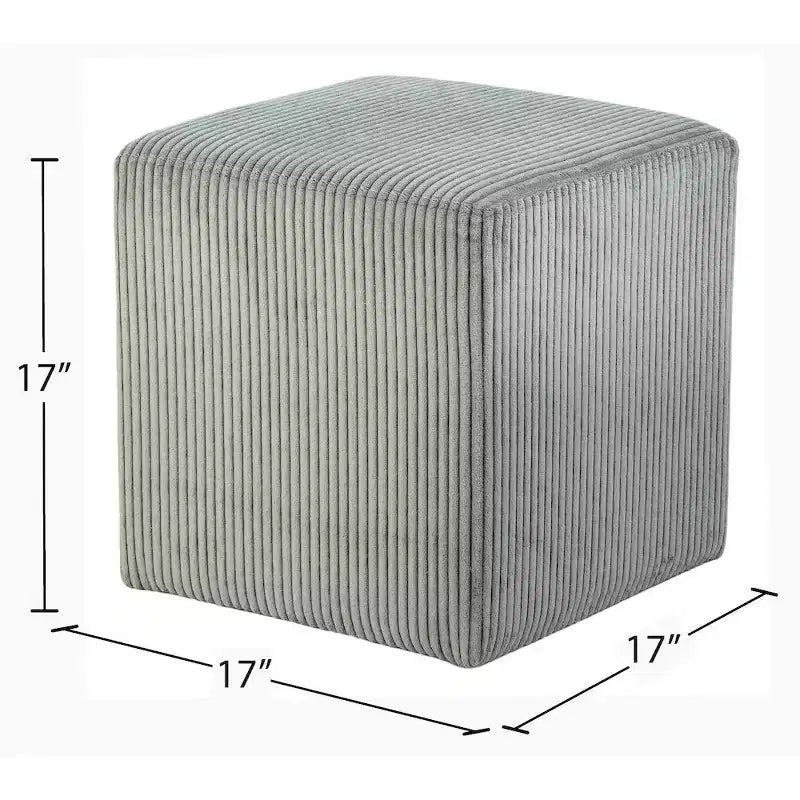 Ottoman et tabouret en microsuède – Assise double fonction pour salon ou chambre à coucher