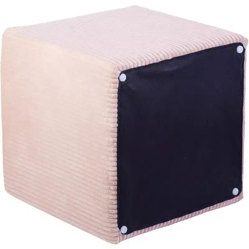 Ottoman et tabouret en microsuède – Assise double fonction pour salon ou chambre à coucher