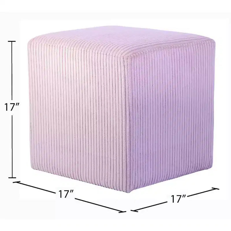 Ottoman et tabouret en microsuède – Assise double fonction pour salon ou chambre à coucher