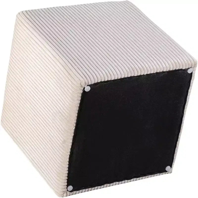 Ottoman et tabouret en microsuède – Assise double fonction pour salon ou chambre à coucher