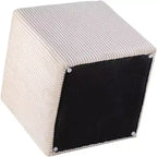Ottoman et tabouret en microsuède – Assise double fonction pour salon ou chambre à coucher