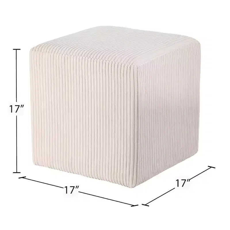 Ottoman et tabouret en microsuède – Assise double fonction pour salon ou chambre à coucher