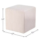 Ottoman et tabouret en microsuède – Assise double fonction pour salon ou chambre à coucher