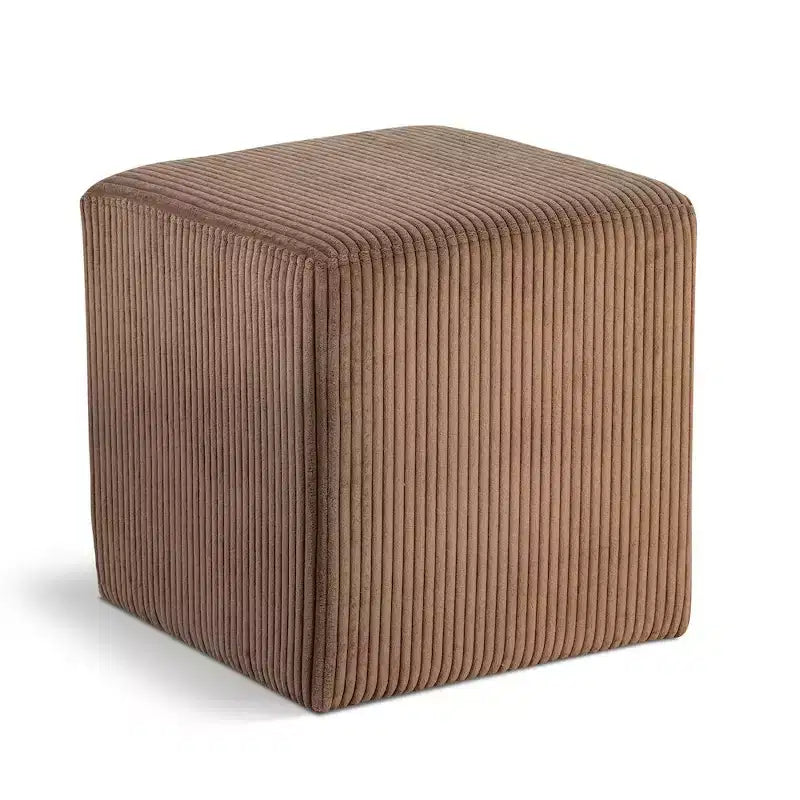 Ottoman et tabouret en microsuède – Assise double fonction pour salon ou chambre à coucher