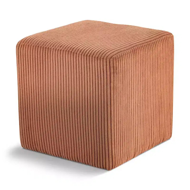 Ottoman et tabouret en microsuède – Assise double fonction pour salon ou chambre à coucher