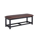 Powell Abrielle Pillow Top Bench Chestnut