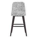 Skyline Furniture Sherrie Rounded Back Barstool in Pattern