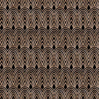 Tabouret de bar rembourré à dossier arrondi en tissu à motifs