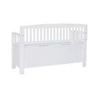 Banc de rangement capitonné avec espace de rangement intérieur dissimulé