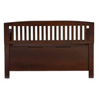 Banc de rangement capitonné avec espace de rangement intérieur dissimulé