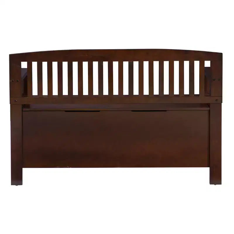 Banc de rangement capitonné avec espace de rangement intérieur dissimulé