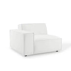 Canapé d'angle 4 places avec pouf
