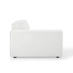 Canapé d'angle 4 places avec pouf