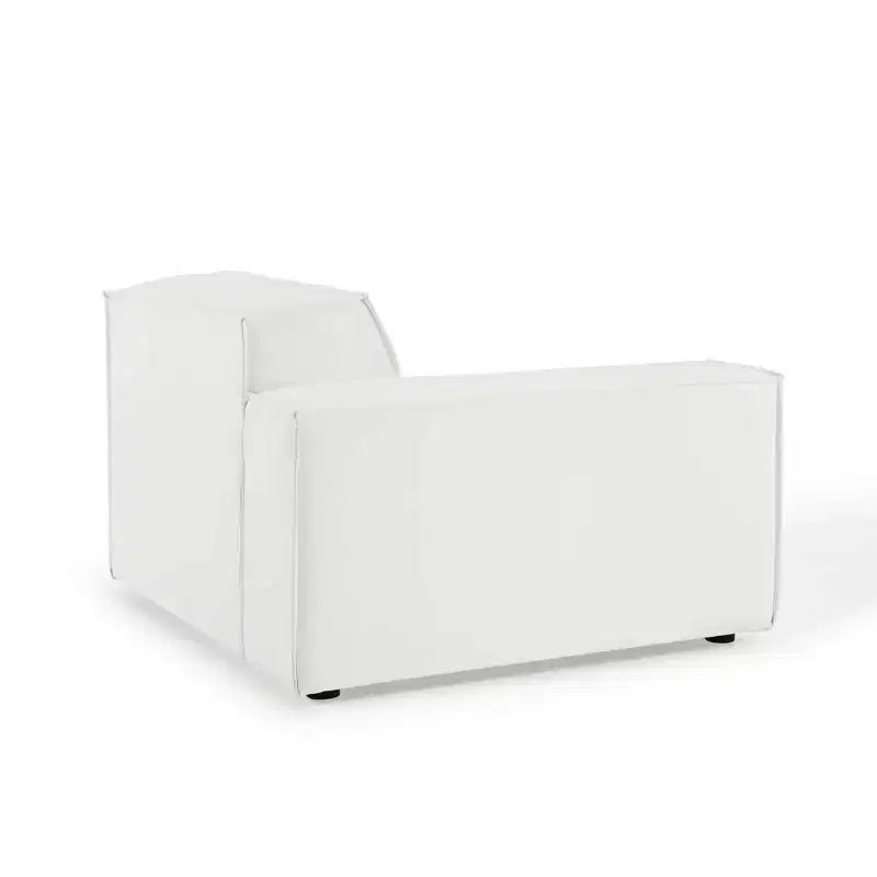 Canapé d'angle 4 places avec pouf