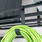 Support de rangement suspendu pour garage 4' x 8' avec crochets – Capacité de 317,5 kg