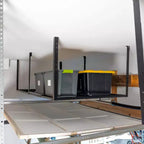 Support de rangement suspendu pour garage 4' x 8' avec crochets – Capacité de 317,5 kg